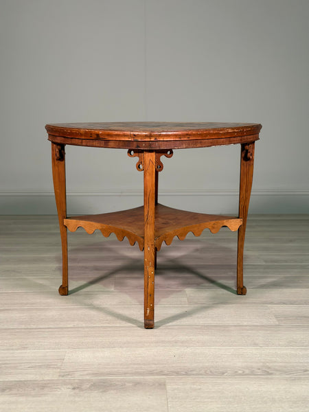 A Naive Folk Art Antique Table