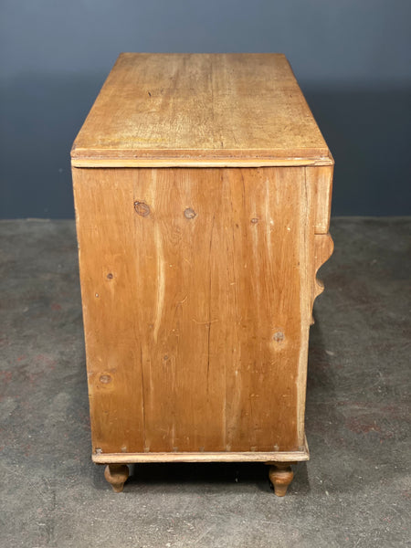 19th Century French Pine Chest Of Drawers