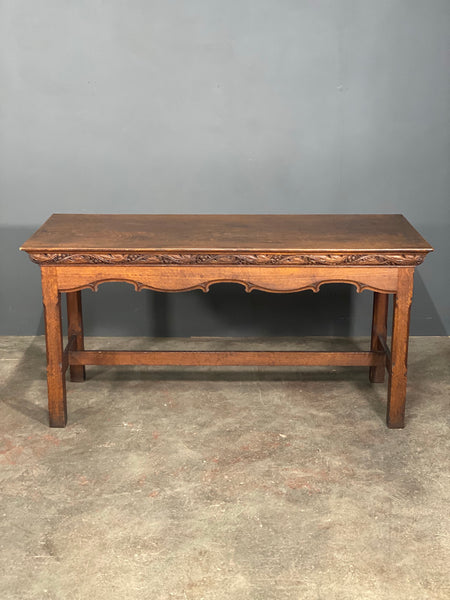 Victorian Carved Oak Church Altar Table