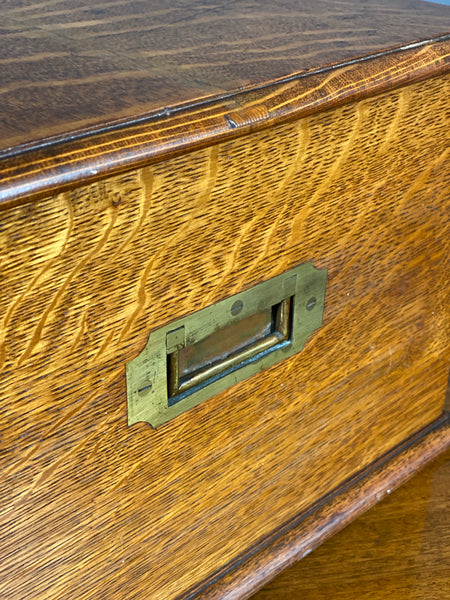 Antique Oak Cutlery Cabinet Mappin And Webb