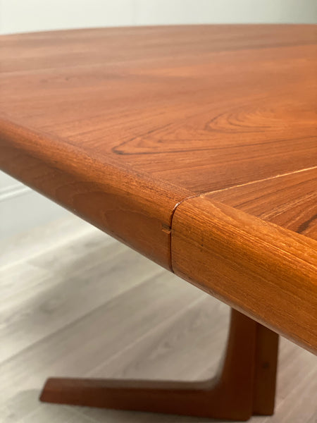 Large Teak Danish Dining Table By Svend A. Madsen