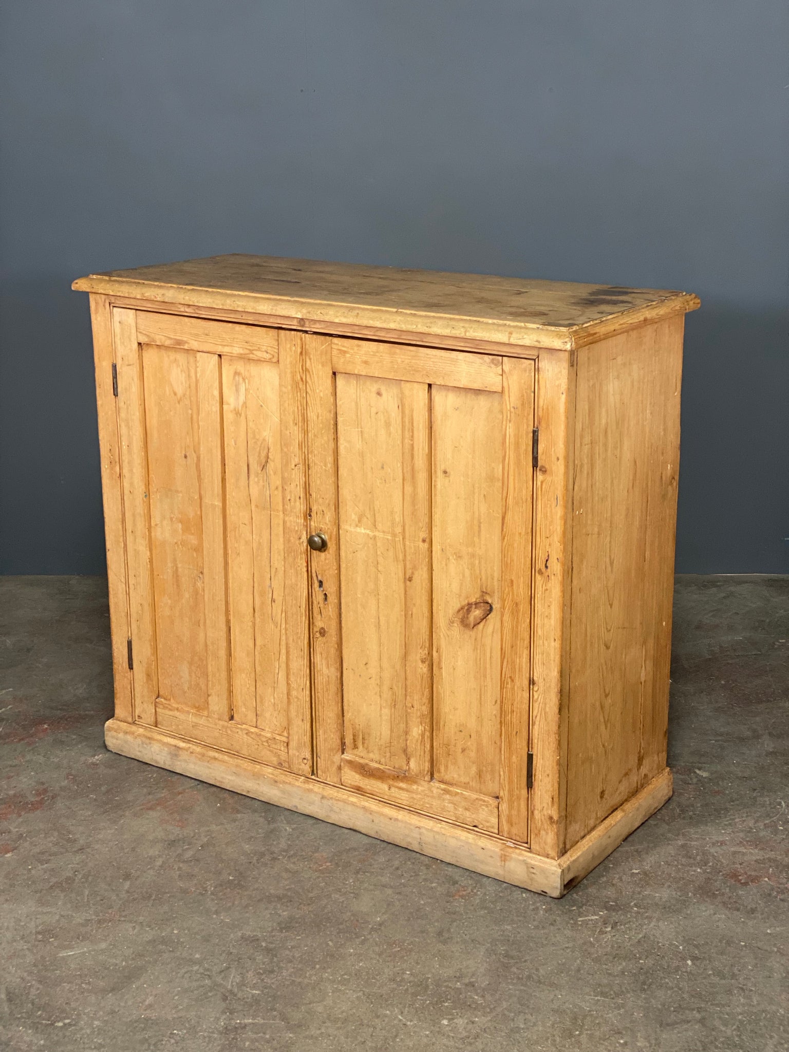Victorian Pine School Cupboard