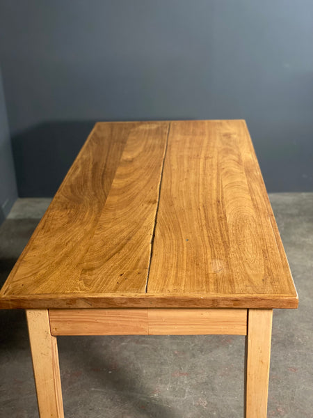 Science Lab Iroko Dining Table