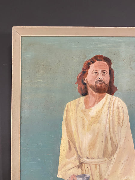Religious Oil Painting by H Irving