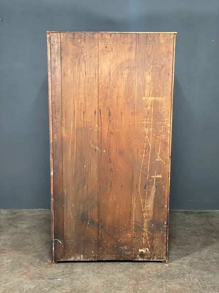 Victorian Pitch Pine Church Cupboard