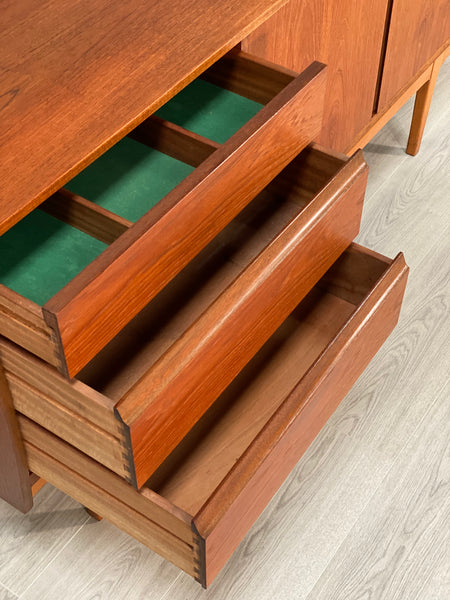 Compact Teak Sideboard By Nathan