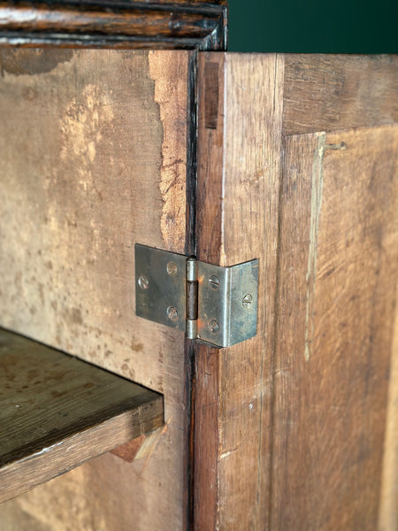 18th Century Carved Oak Cupboard