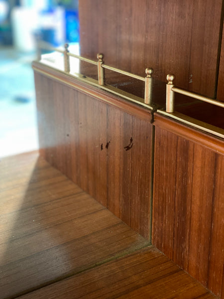 Mid 20th Century Burr Walnut Cocktail Cabinet