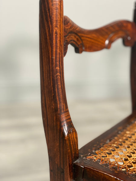 A Pair Of 19th Century Faux Rosewood Side Chairs