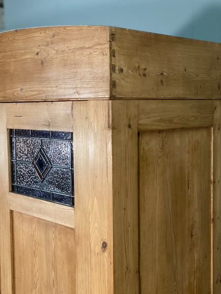 19th Century Pine Hall Cupboard