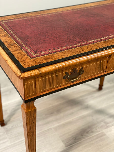 19th Century Burr Walnut Writing Desk