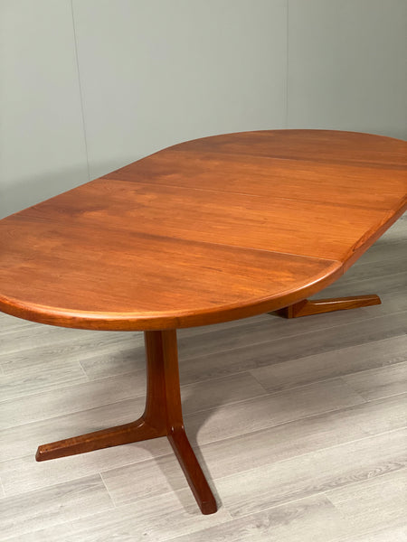 Large Teak Danish Dining Table By Svend A. Madsen
