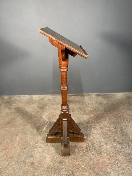 Late Victorian Large Oak Church Pedestal Lectern