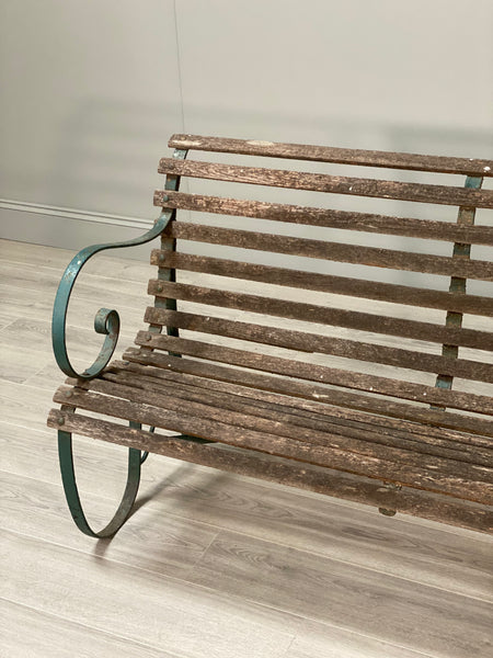 19th Century Garden Bench In Original Condition