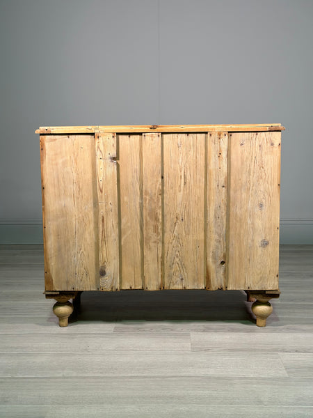 Victorian Pine Chest Of Drawers