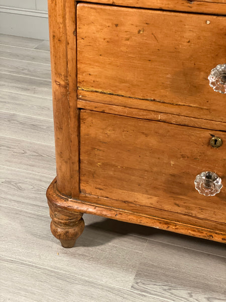 Victorian Farmhouse Pine Chest of Drawers