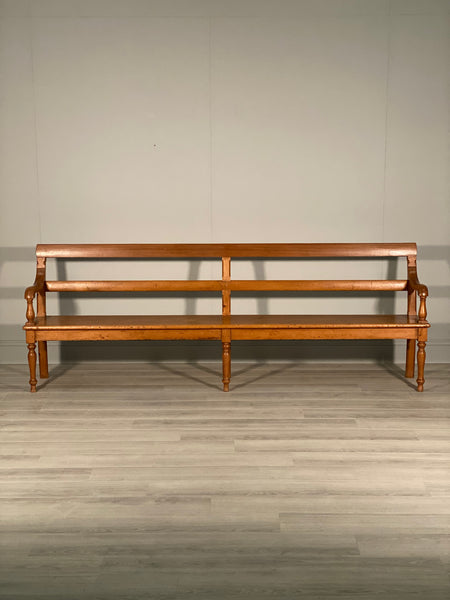 Large 19th Century Pine Bench
