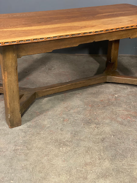 Vintage Oak Hayrake Style Dining Table