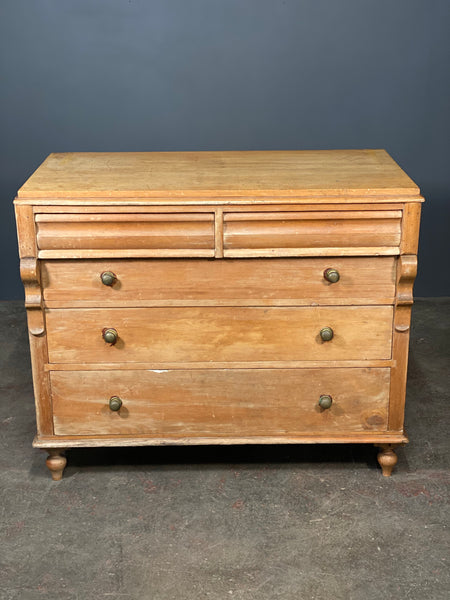 19th Century French Pine Chest Of Drawers