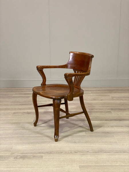 19th Century Oak Desk Chair