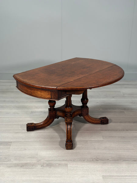 19th Century Rosewood Dropleaf Centre Table