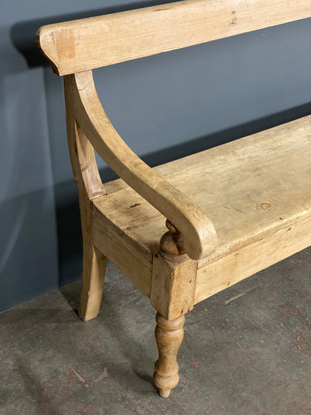 9ft Victorian Pine Bench