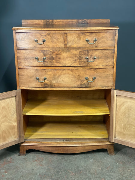 Early 20th Century Burr Walnut Chest Of Drawers