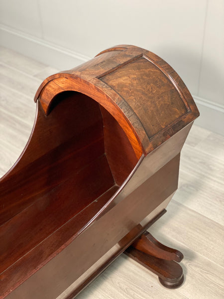 19th Century Mahogany Baby’s Crib