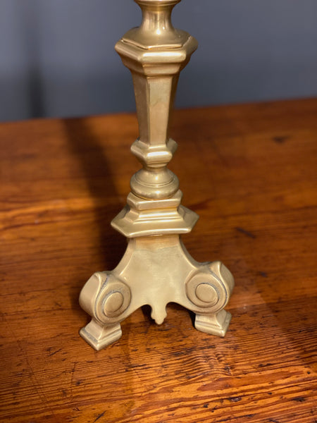 Vintage Large Church Altar Brass Candlestick