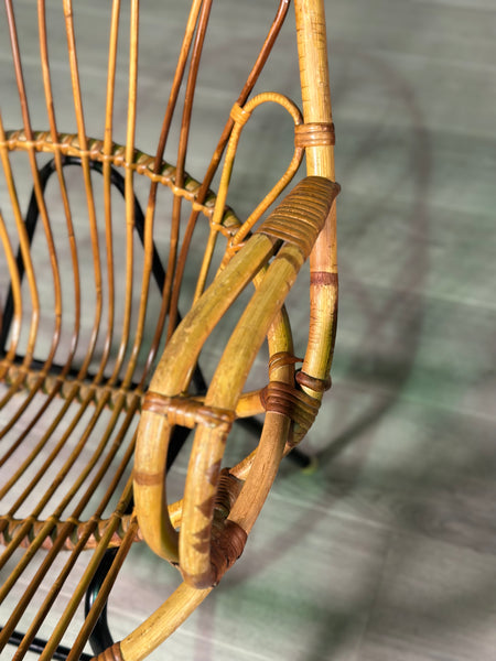 Vintage Italian Bamboo Chairs 1960’s