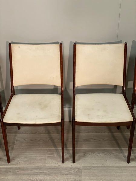 Set Of Nine Danish Rosewood Chairs By Johannes Andersen