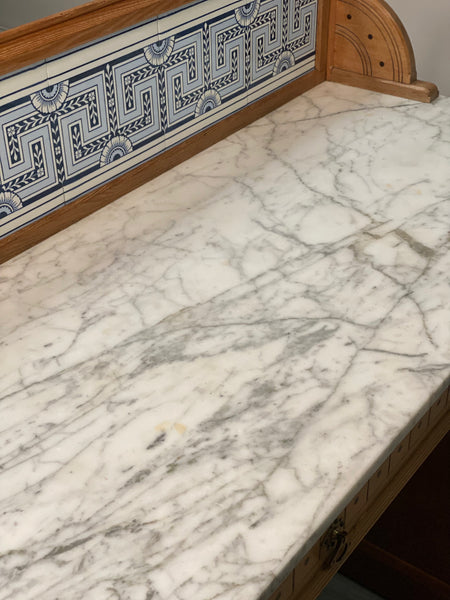 19th Century Aesthetic Movement Ash Washstand