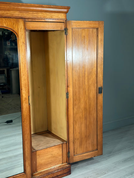 19th Century Fitted Pine Wardrobe