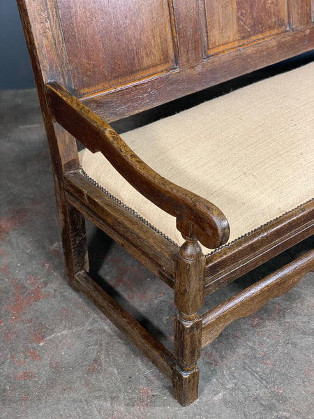 Early 19th Century Georgian Oak Settle