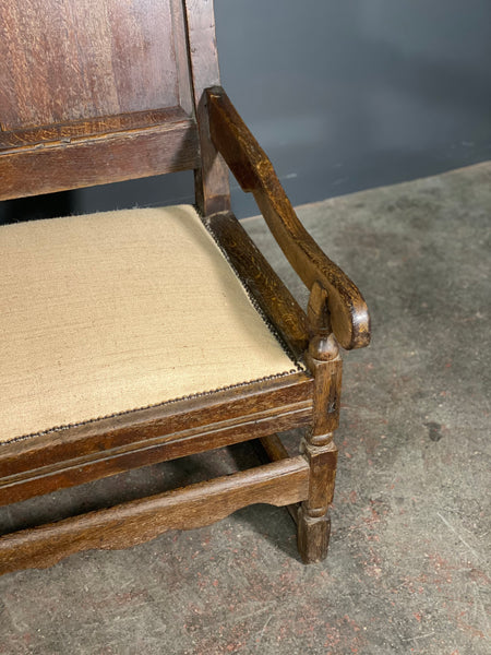 Early 19th Century Georgian Oak Settle