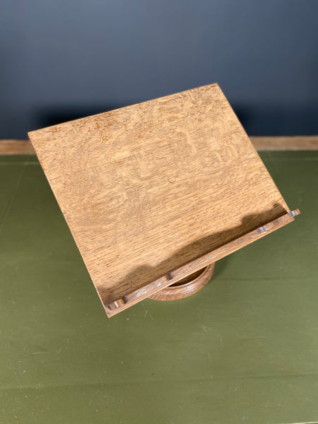 Antique Oak Bible Book Stand