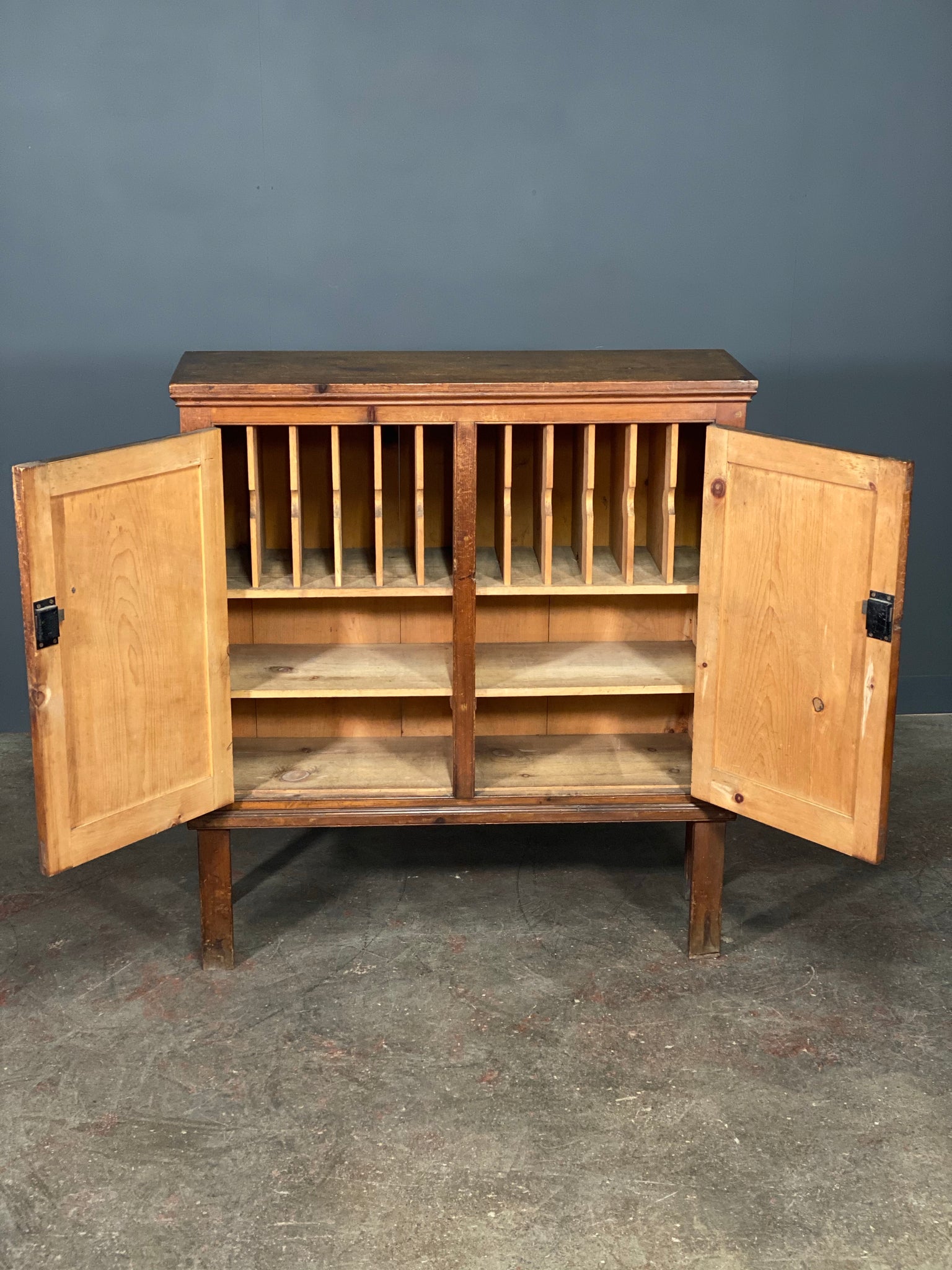 Victorian Pine Pigeon Hole Cabinet