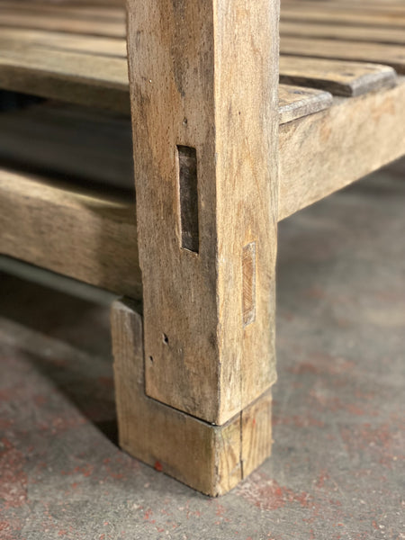 Early 20th Century Pine Industrial Kitchen Island