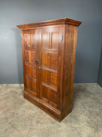 Large Oak Church Vestry Cupboard c1900