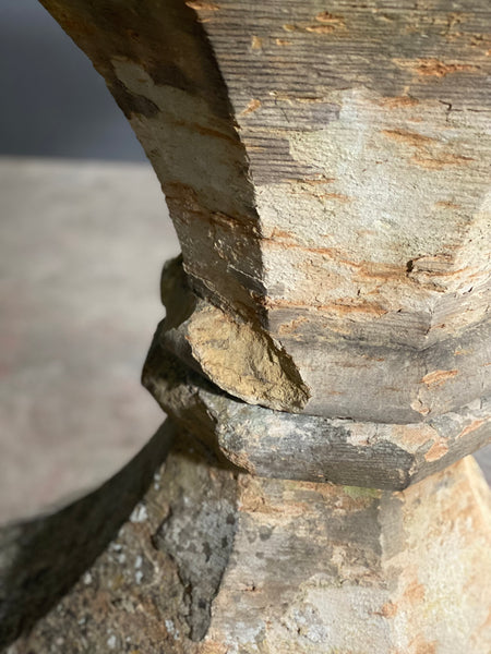 19th Century Large York Stone Birdbath Planter
