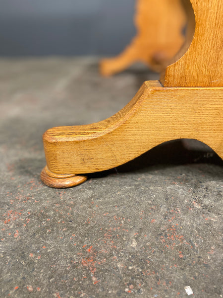 Small Light Oak Writing Desk c1920