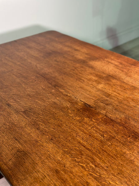 Monumental 19th Century Oak Refectory Table