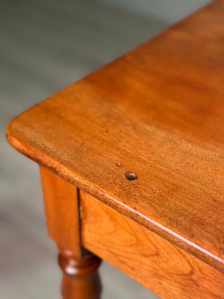 19th Century Satin Walnut Side Table