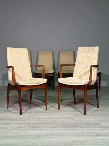 Set of 6 Mid Century Hamilton Rosewood Dining Chairs by Robert Heritage for Archie Shine