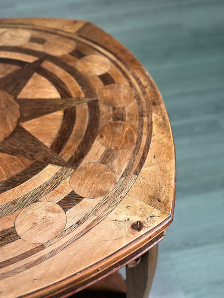 A Naive Folk Art Antique Table
