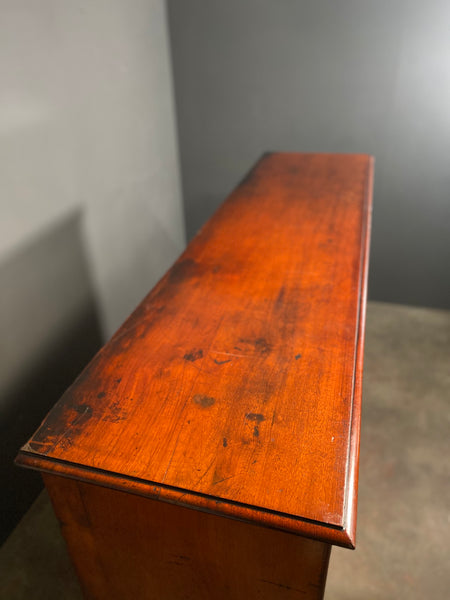 Large Figured Mahogany Georgian Cupboard