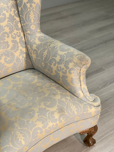 Early 20th Century Winged Back Armchair