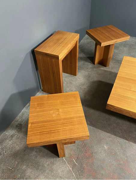 Minimalist Teak Veneer Designer Living Room Furniture By Simpsons Of Colne