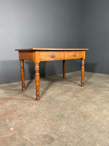 Victorian Oak Writing Desk