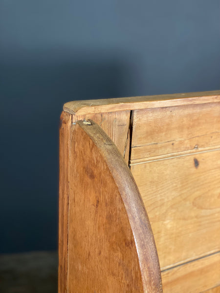 Victorian Pine Oak Settle